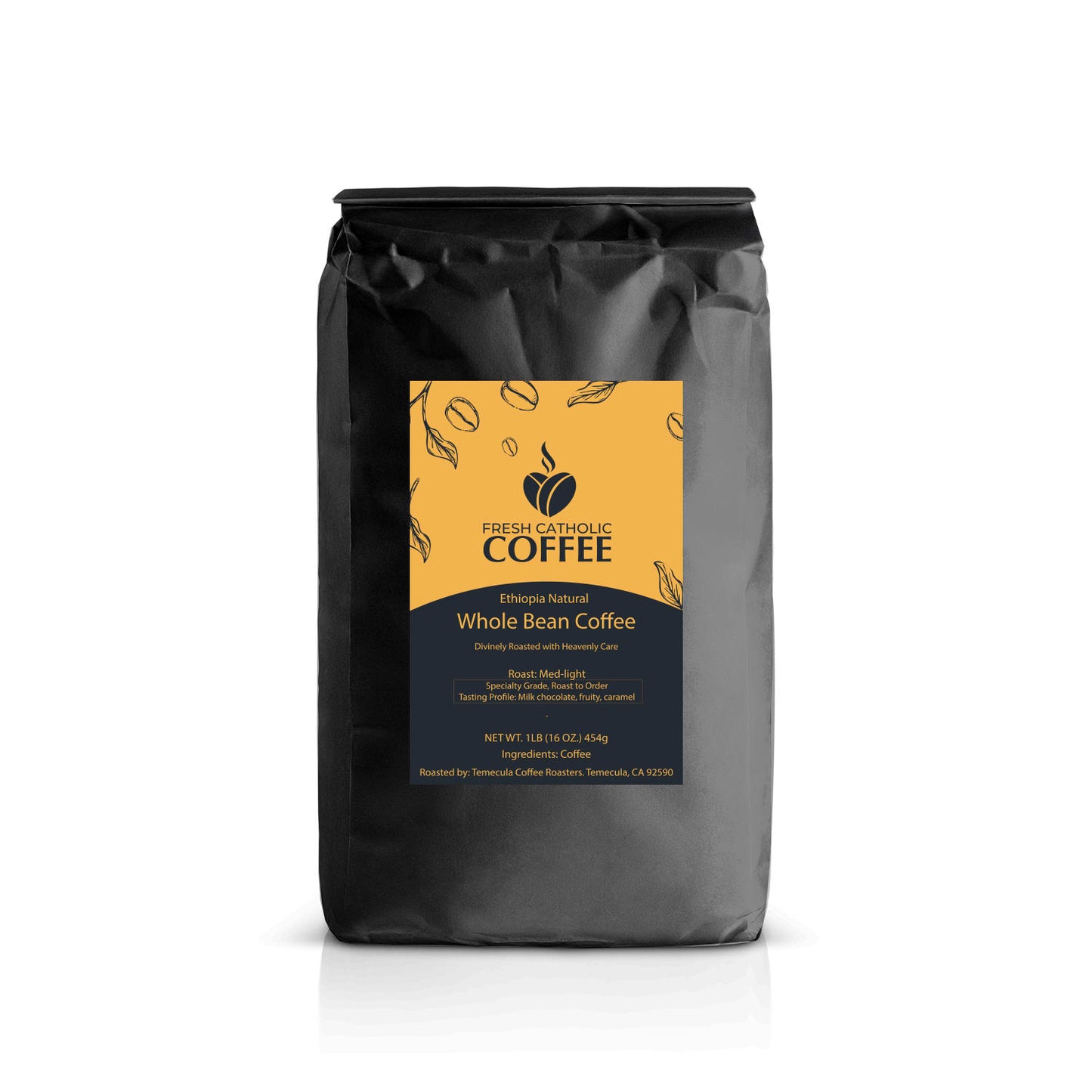 Ethiopia Natural 1 lb (Whole Bean)